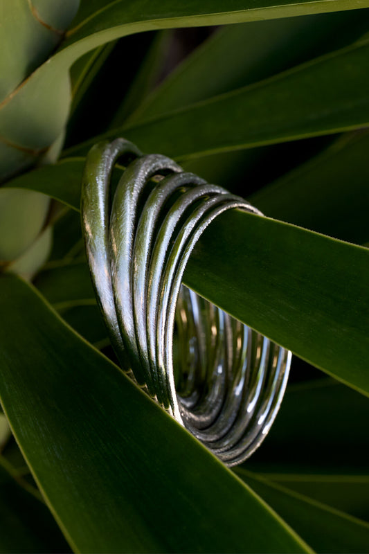 Bangle with brushed effect - 3 mm