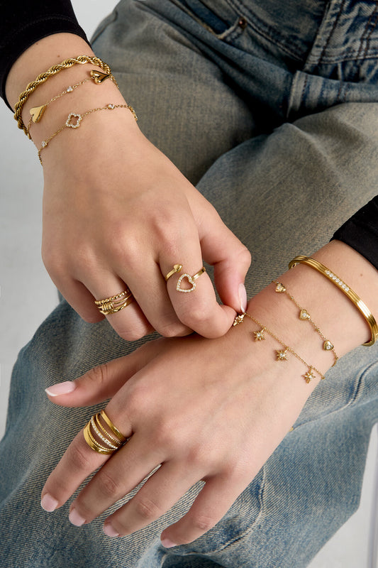 Bracelet with shooting stars