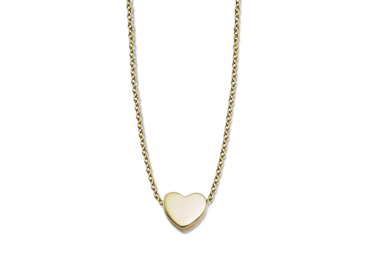 Ketting Hartje Goudkleur XN009G-0