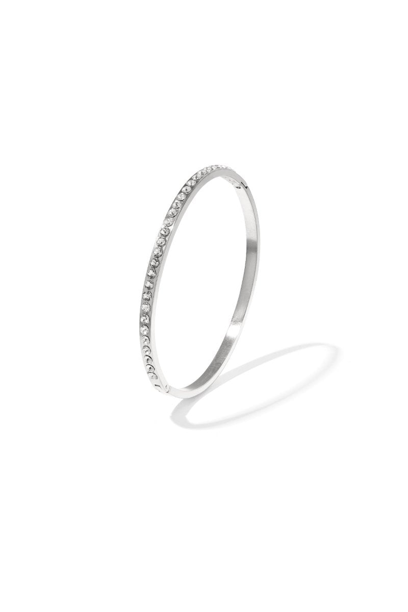 Bangle with row of stones - Velaris Femme