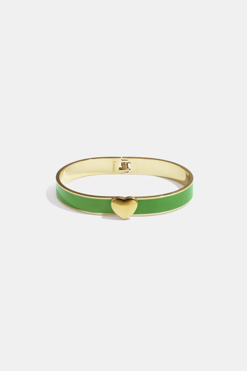 Bracelet in various colors with heart detail - 0.9 cm - Velaris Femme