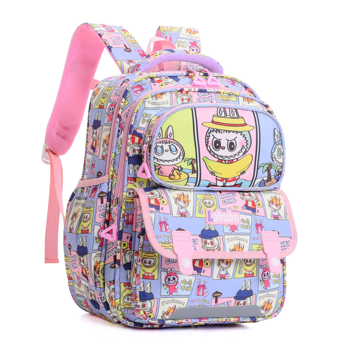 Labubu Kids Backpack Fun with Friends