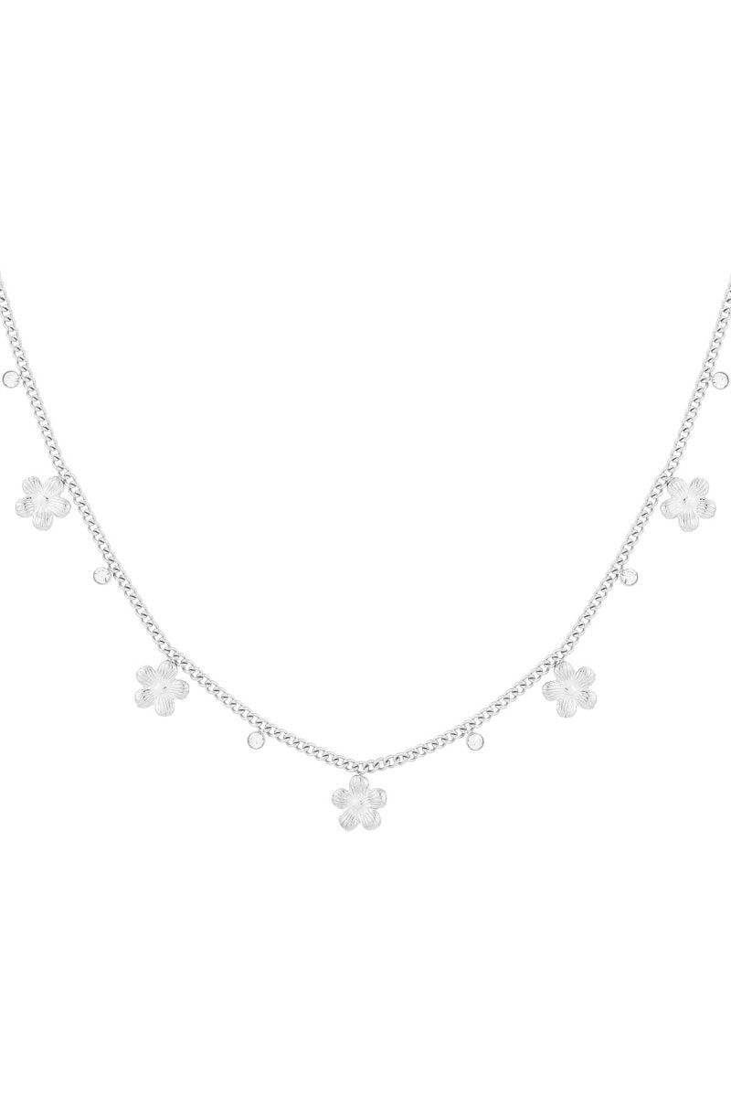 gleaming flower necklace - Velaris Femme