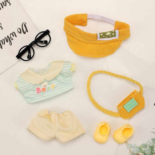 Labubu Summer Daisy Outfit Set with Bag