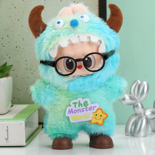 Labubu Icy Blue Snow Monster Outfit Set