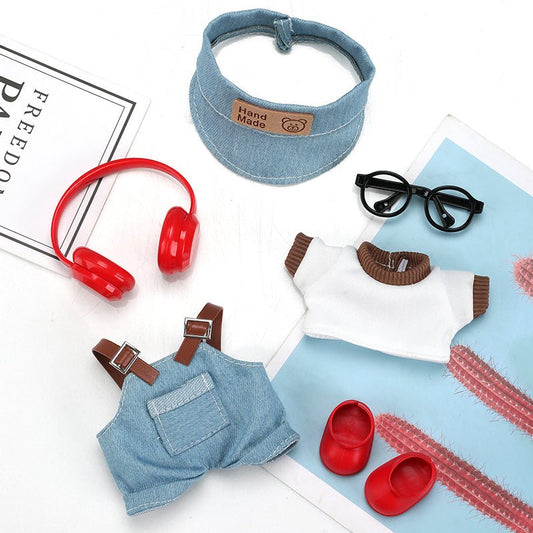 Labubu Urban Blue Denim Boy Outfit Set