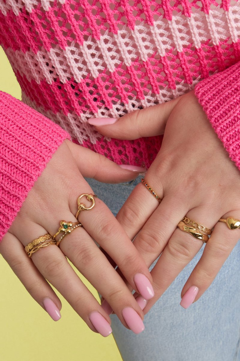 Ring with braided effect - Velaris Femme