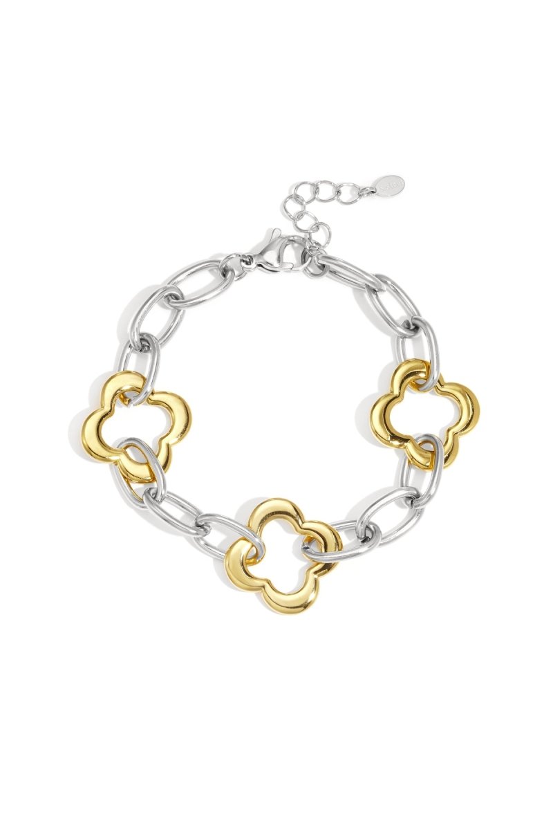 Stainless Steel Chain Bracelets Clover Casual Daily Women's jewelry - Velaris Femme