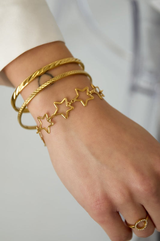 Stainless Steel Chain Bracelets Star Casual Daily Simple Series Women's jewelry - Velaris Femme