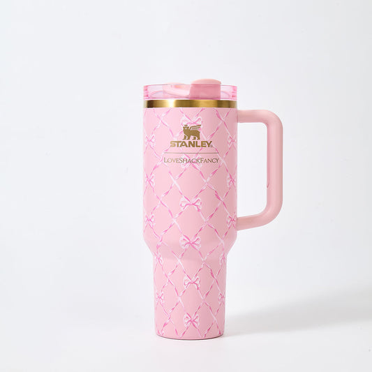 Stanley x LoveShackFancy Diamond Bow Quencher Tumbler 40 oz