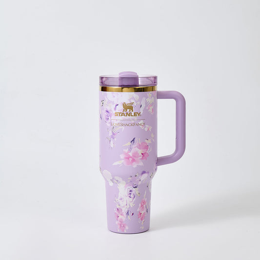 Stanley x LoveShackFancy Floral Lavender Quencher Tumbler 40 oz