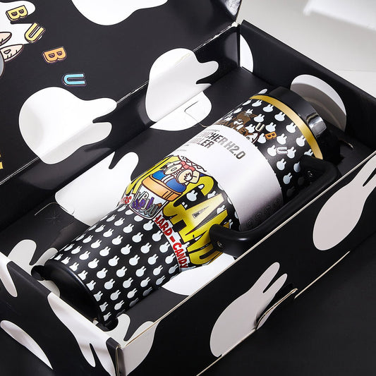 Stanley x Labubu Limited Edition Black Tumbler – The Monsters Quencher