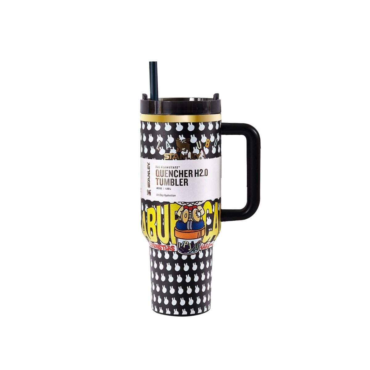 Stanley x Labubu Limited Edition Black Tumbler – The Monsters Quencher