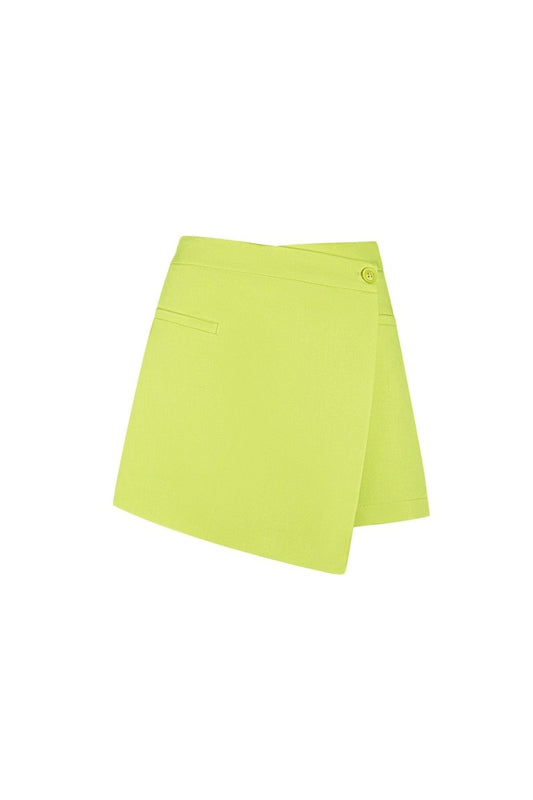 The Asymmetric Wrap Mini Skirt - Velaris Femme