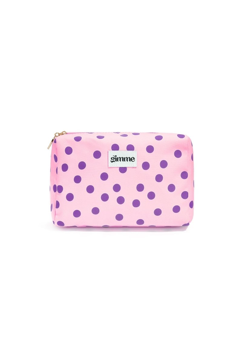 The Dot Glam – Polka Dot Makeup Bag - Velaris Femme