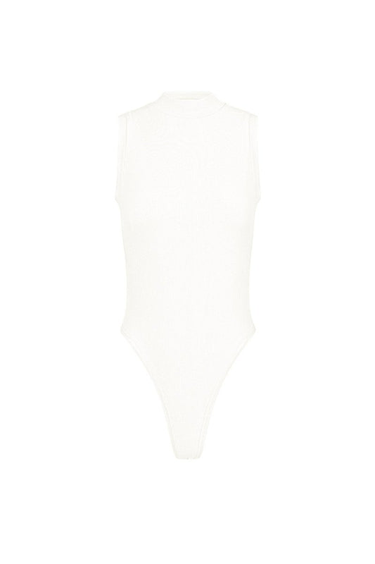 The High Neck Bodysuit – Sleeveless Viscose Bodysuit - Velaris Femme