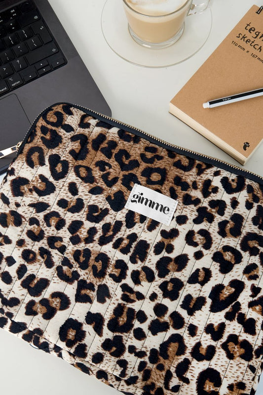 The Leopard Protect – Leopard Laptop Case (13") - Velaris Femme