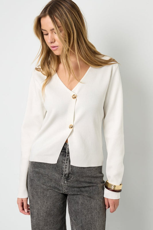 The Solid Knit – Classic Solid Color Knit Cardigan - Velaris Femme