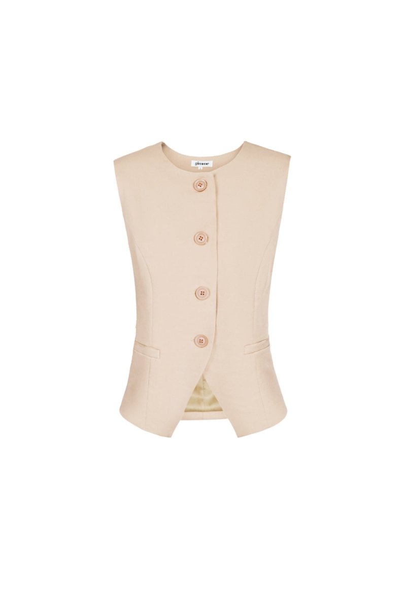The Square Neck Structured Top - Velaris Femme