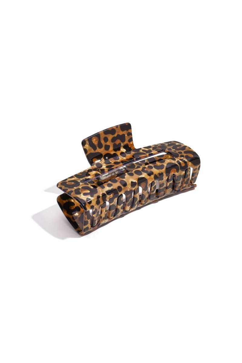The Wild Style – Leopard Acrylic Hair Clip - Velaris Femme