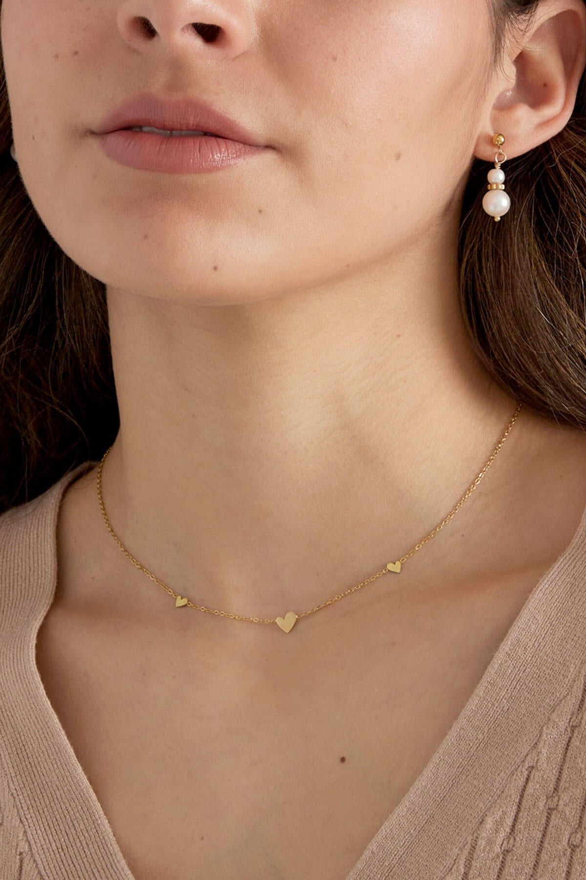 Elegant Heart Chain Necklace for Everyday Wear
