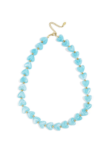 Chic Acrylic Beaded Necklace for Everyday Elegance