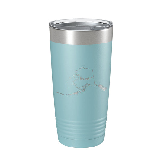 Alaska Home State Laser Engraved Tumbler 20 oz