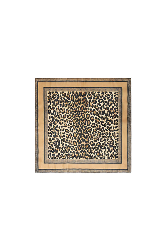 Stylish Brown Animal Print Summer Scarf for Women