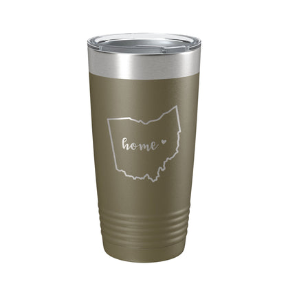 Ohio Home State Laser Engraved Tumbler 20 oz