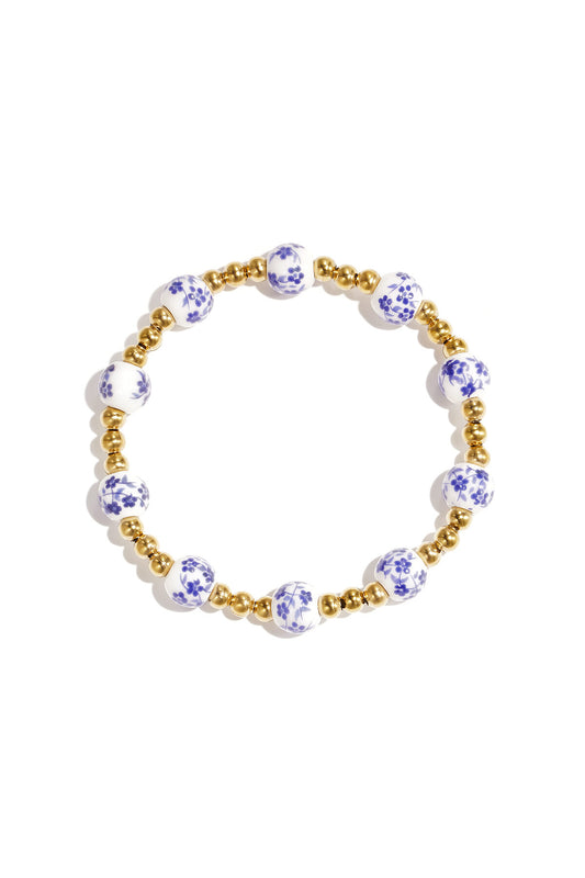 Stainless Steel Beaded Bracelets Beads Casual Daily Simple Series Women's jewelry