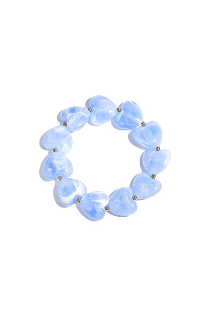 Charming Heart Beads Bracelet for Women