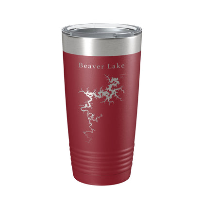 Beaver Lake Arkansas Laser Engraved Tumbler 20 oz