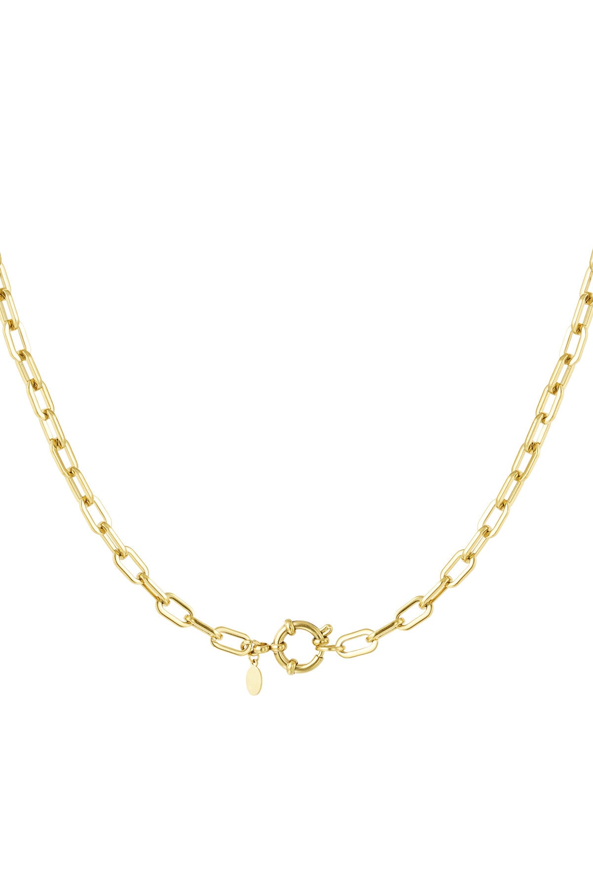 Elegant Stainless Steel Chain Necklace for Daily Wear