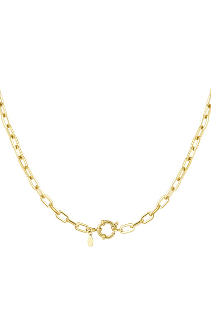 Elegant Stainless Steel Chain Necklace for Daily Wear