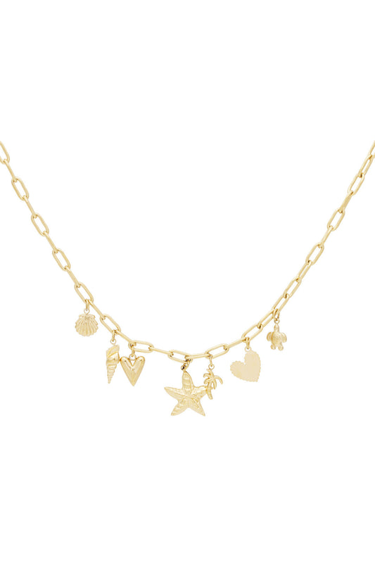 beach babe charm necklace