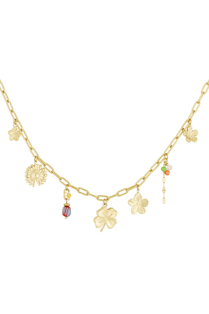 flower necklace