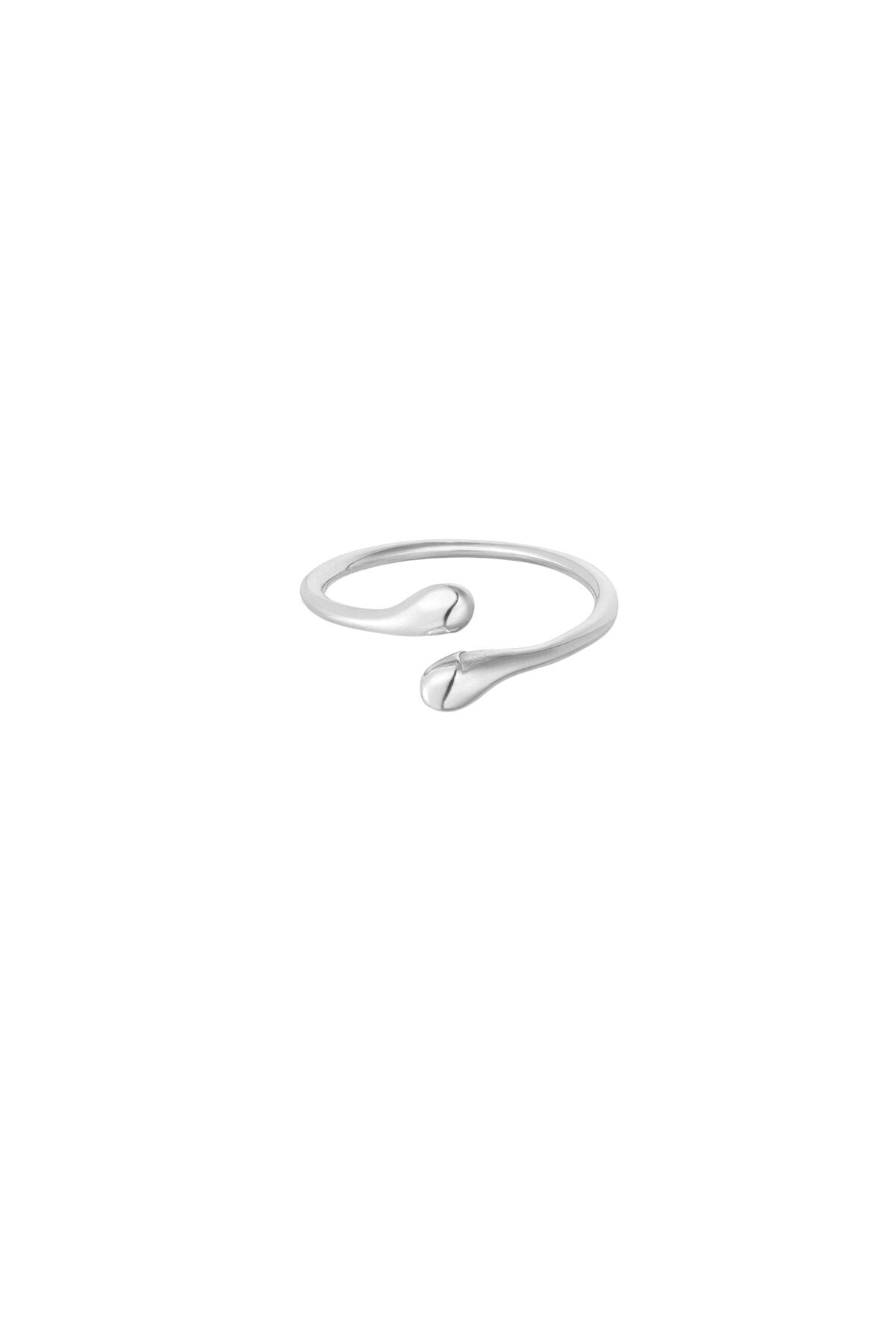 Elegant Minimalist Stainless Steel Ring in Silver and Gold