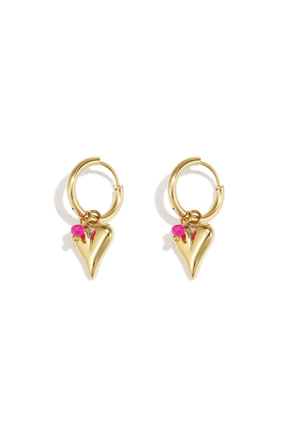 vivid heart earrings