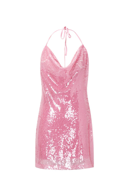 Waterfall Sequin Dress