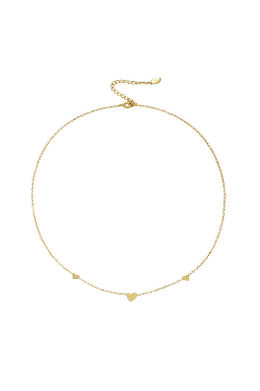 Elegant Heart Chain Necklace for Everyday Wear