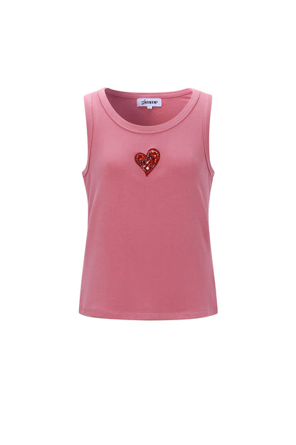 Gimme Soft Knitted Heart Tank Top - Perfect for All Fits