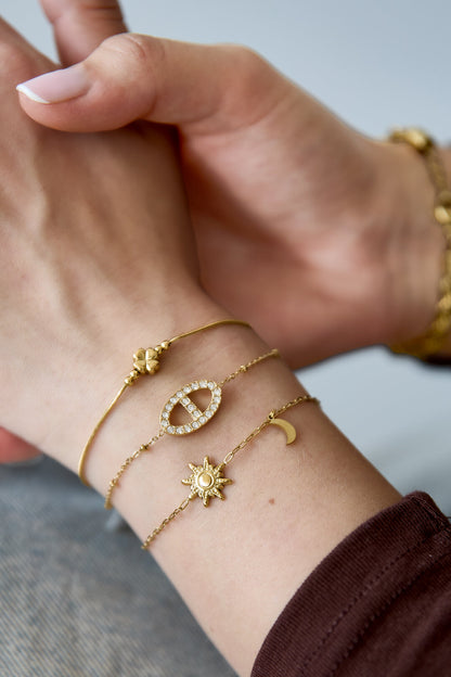 Stylish Sun & Moon Charm Bracelets for Women