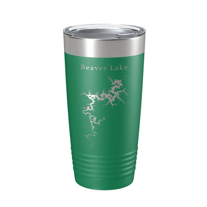 Beaver Lake Arkansas Laser Engraved Tumbler 20 oz