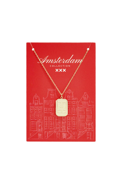 Chain of Amsterdam canal house