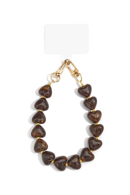 Chic Acrylic Phone Chain for Stylish Protection