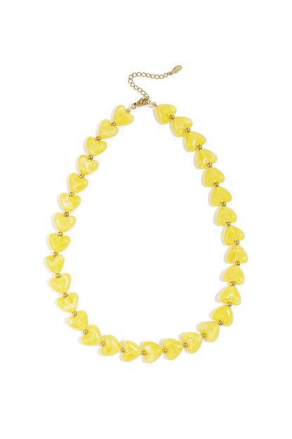 Chic Acrylic Beaded Necklace for Everyday Elegance