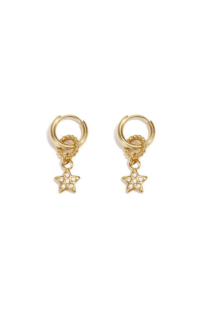 Elegant Star Drop Earrings for Daily Wear