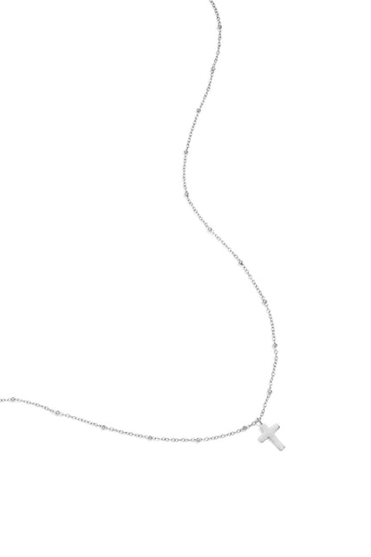 Stylish Stainless Steel Cross Pendant Necklace