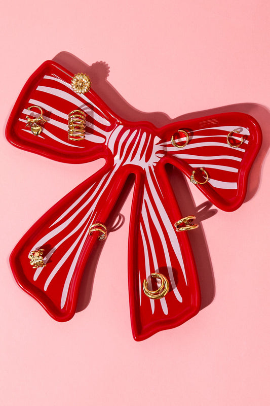 Jewelry trays Bow Knot Sweet Ceramics Daily