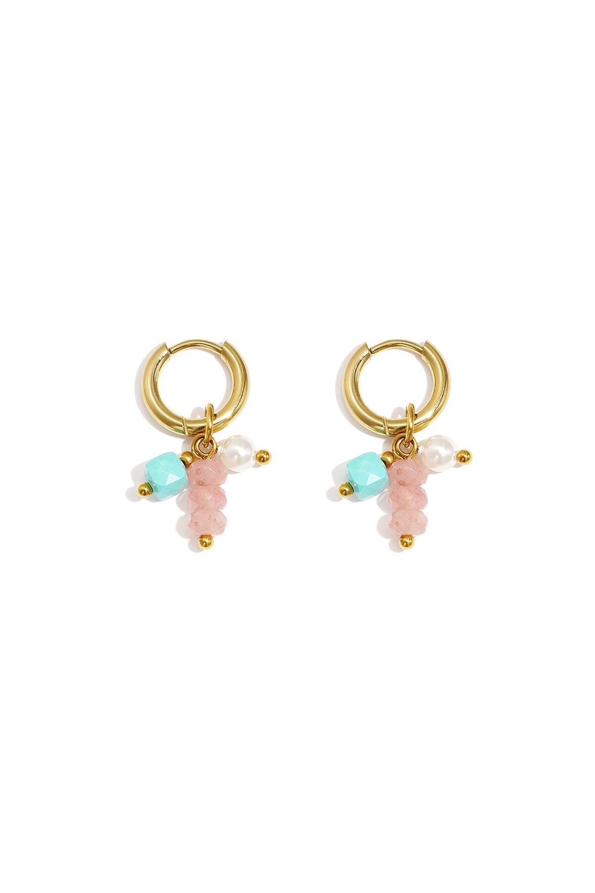 Stylish Polka Dot Beads Earrings for Spring/Summer